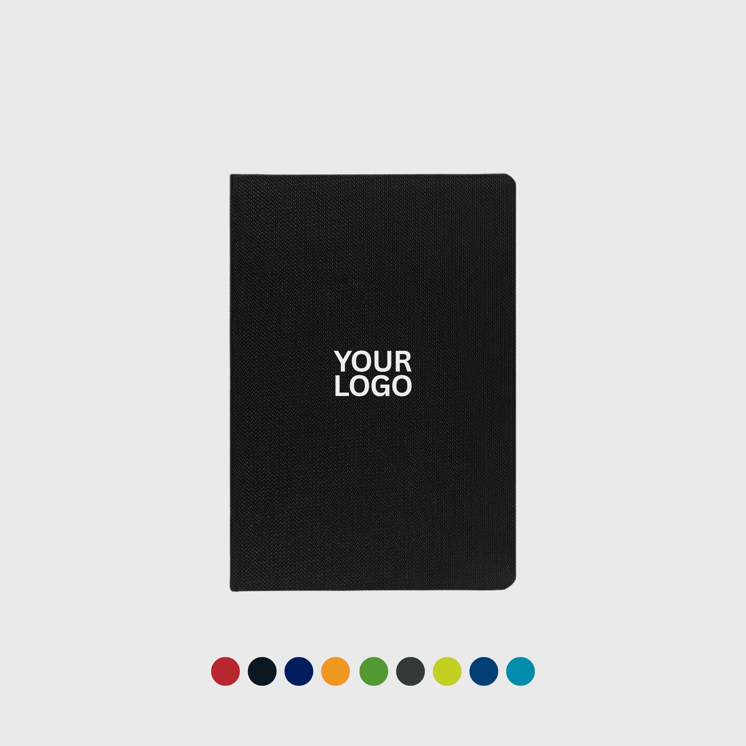 A5 Eco Hard Cover Notebook Made From Recycled PET Bottles gifts customised corporate logo