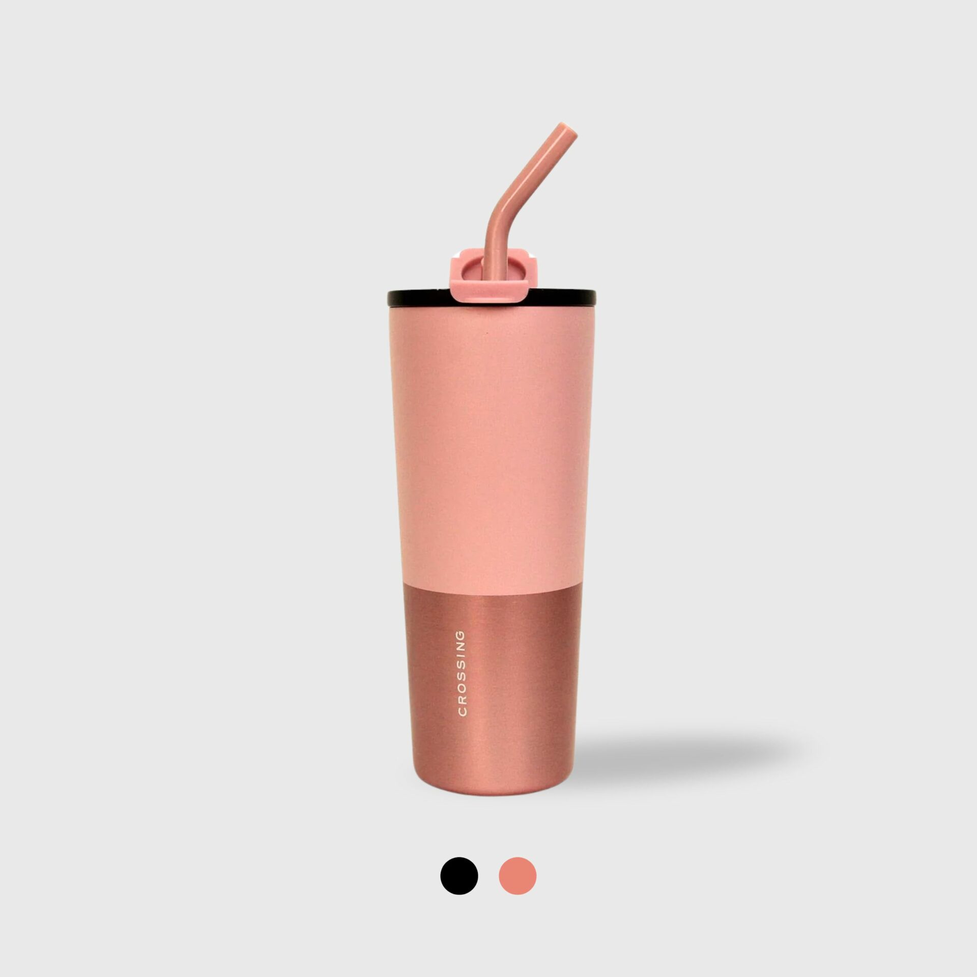 Corporate gifts singapore Crossing Volt Insulated Stainless Steel Straw Tumbler 710ML pink