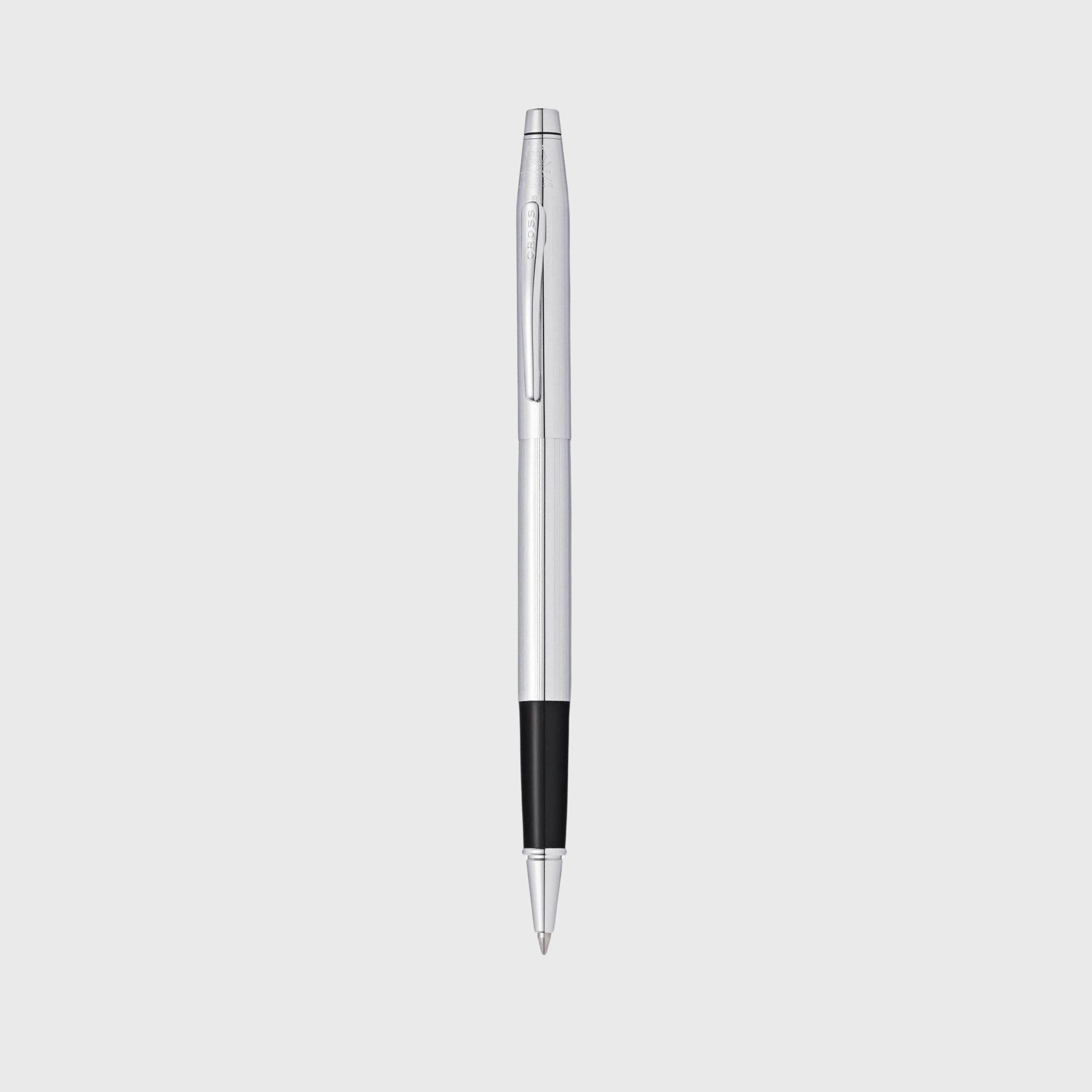 Cross Pen Singapore Classic Century Lustrous Chrome Rollerball Pen Corporate Gift
