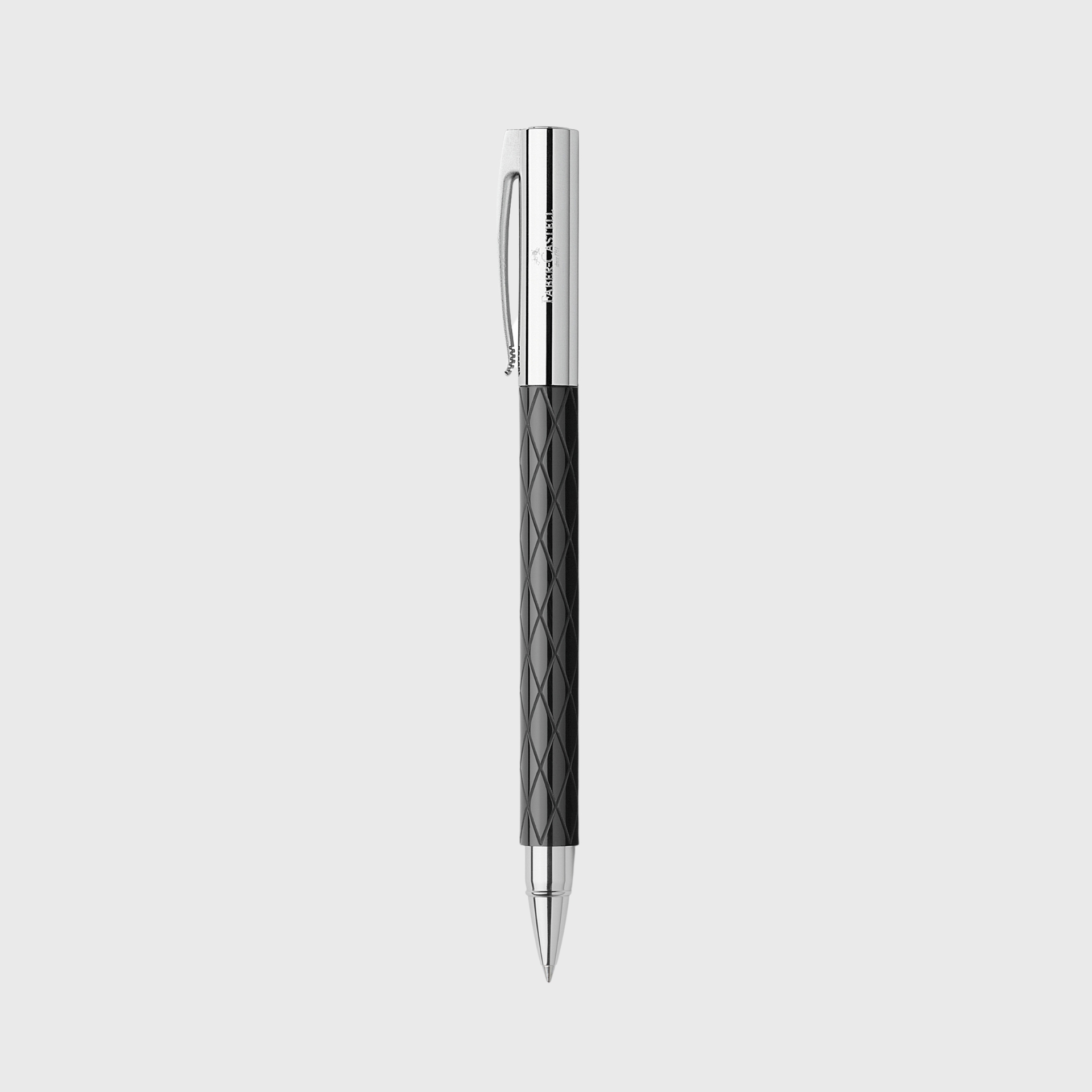 Faber Castell Pen Singapore Ambition Rollerball Rhombus Black Premium Corporate Gift