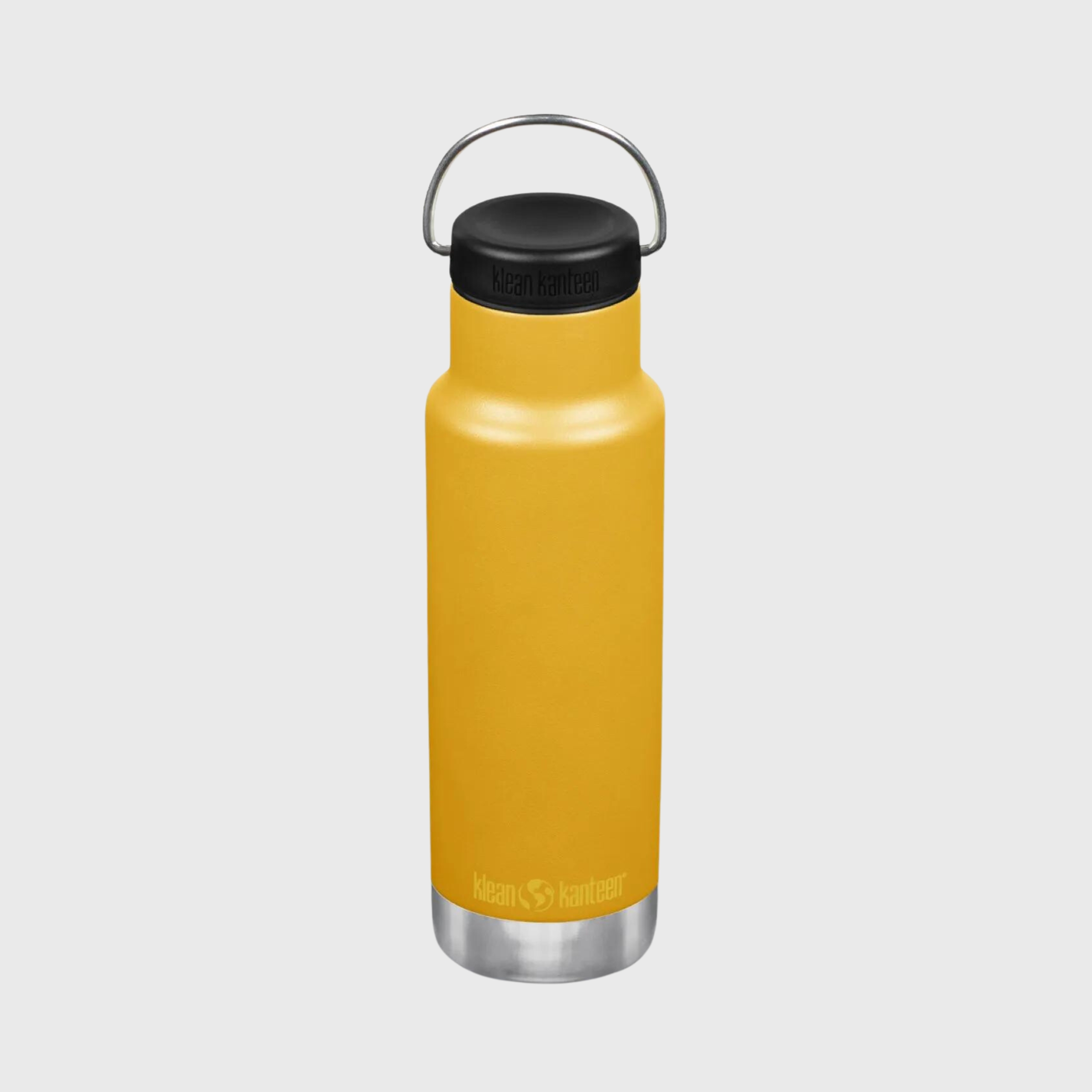 Kleen Kanteen Singapore Insulated Classic 12oz Water Bottle with Loop Cap (Marigold)