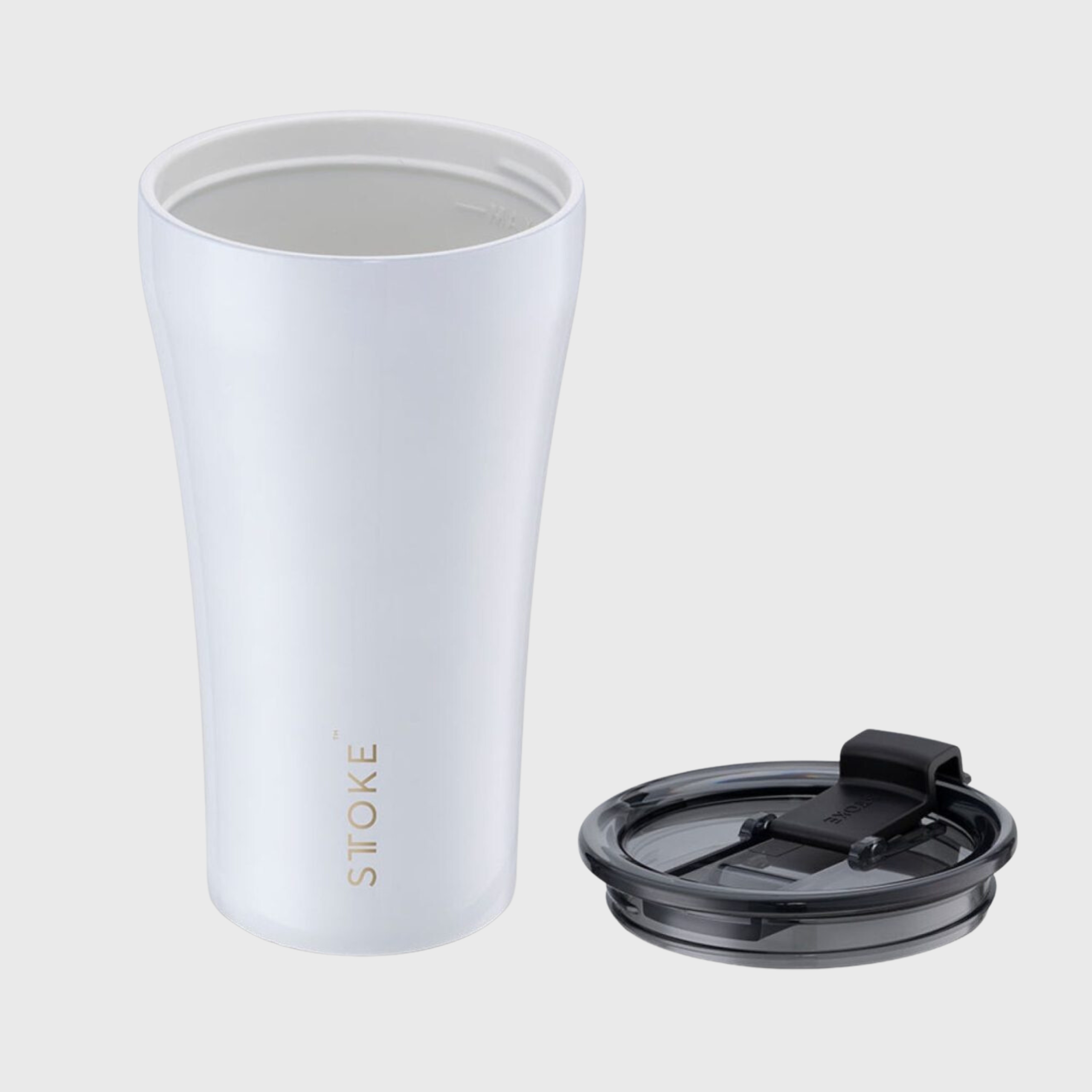 STTOKE Singapore Sttoke Classic Insulated Ceramic Cup 12oz white premium corporate gifts