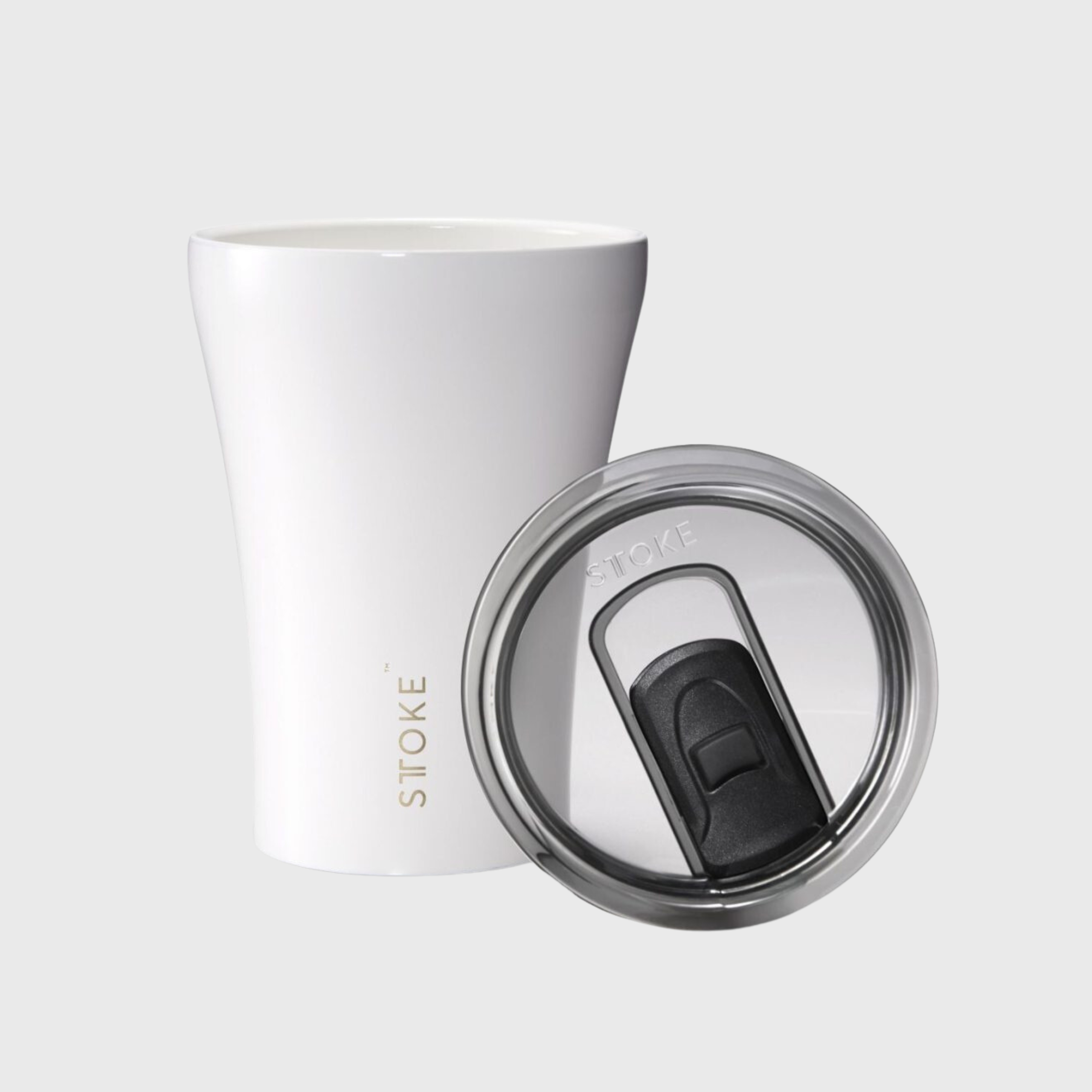 STTOKE Singapore Sttoke Classic Insulated Ceramic Cup 8oz 227ml white premium corporate gifts