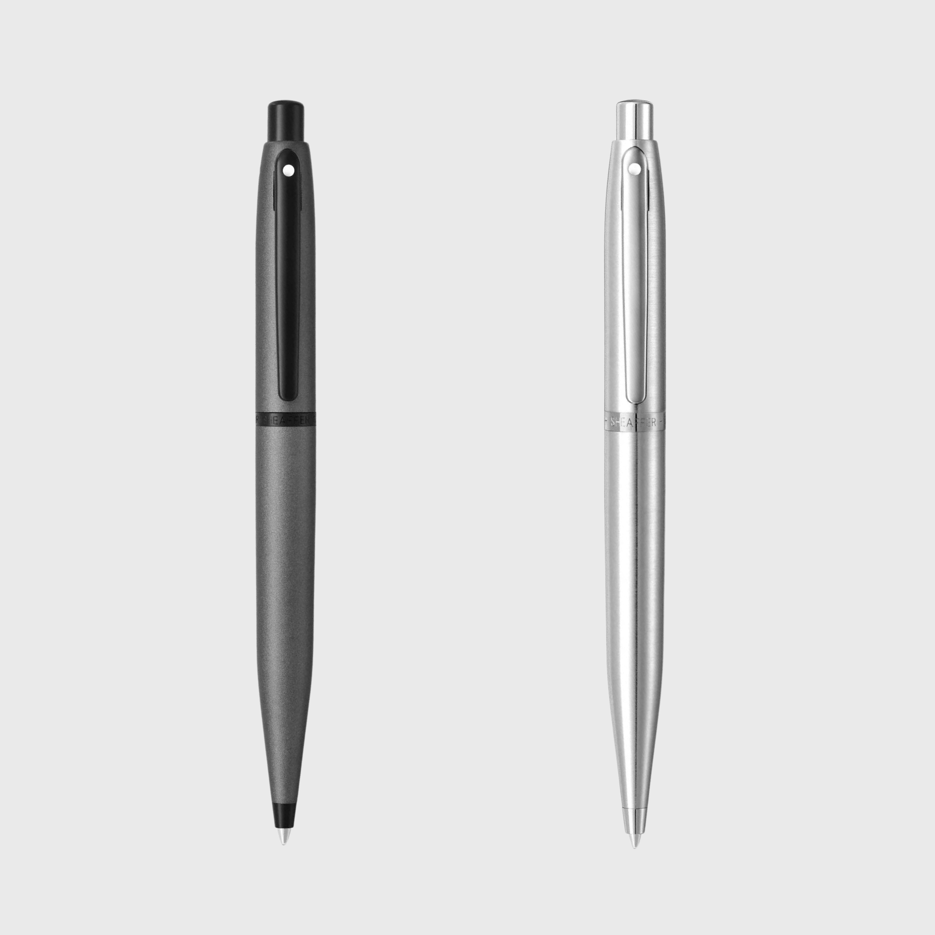 Sheaffer VFM Matte Gray Brushed Chrome Ballpoint Pen Corporate Gifts
