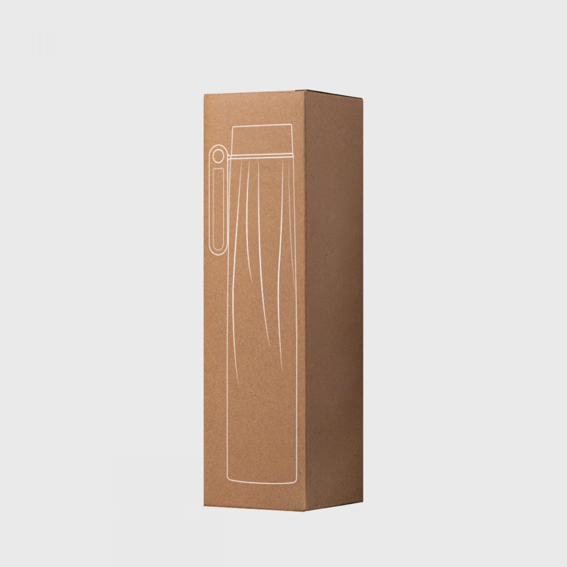 Sustainable Corporate Gifts Singapore Bottle made from recycled stainless steel 750ml box packaging