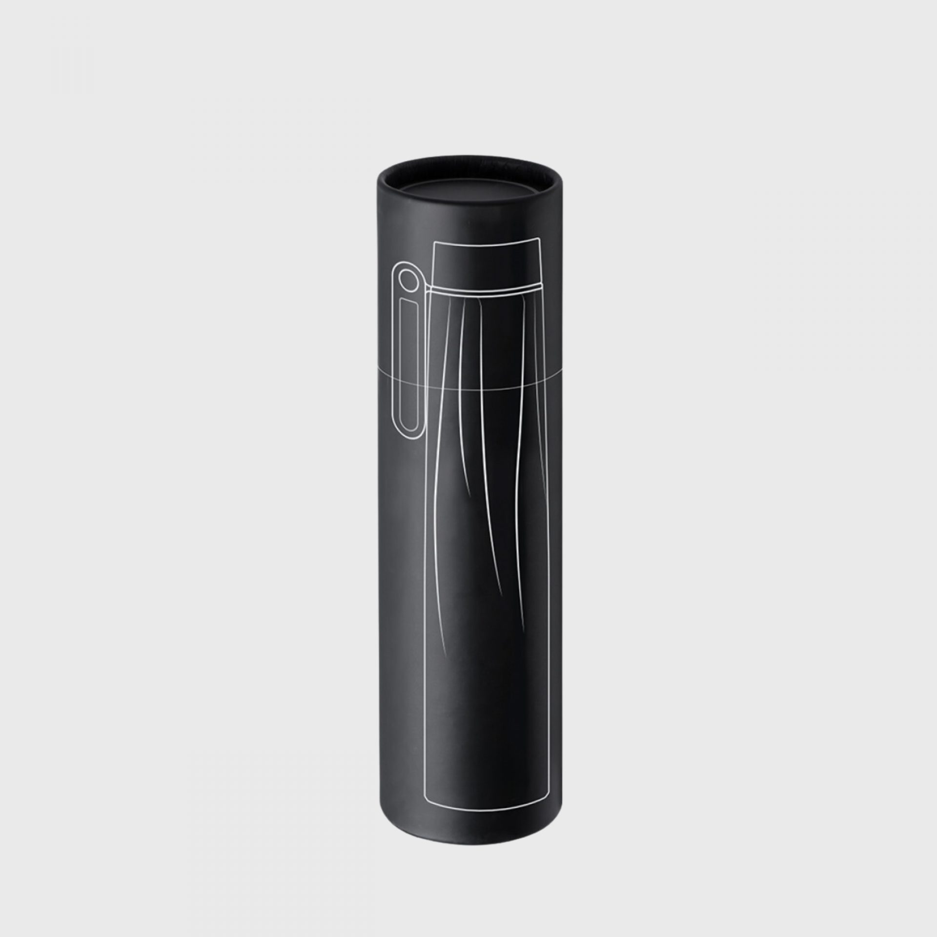 Sustainable Corporate Gifts Singapore Bottle made from recycled stainless steel 750ml tube packaging