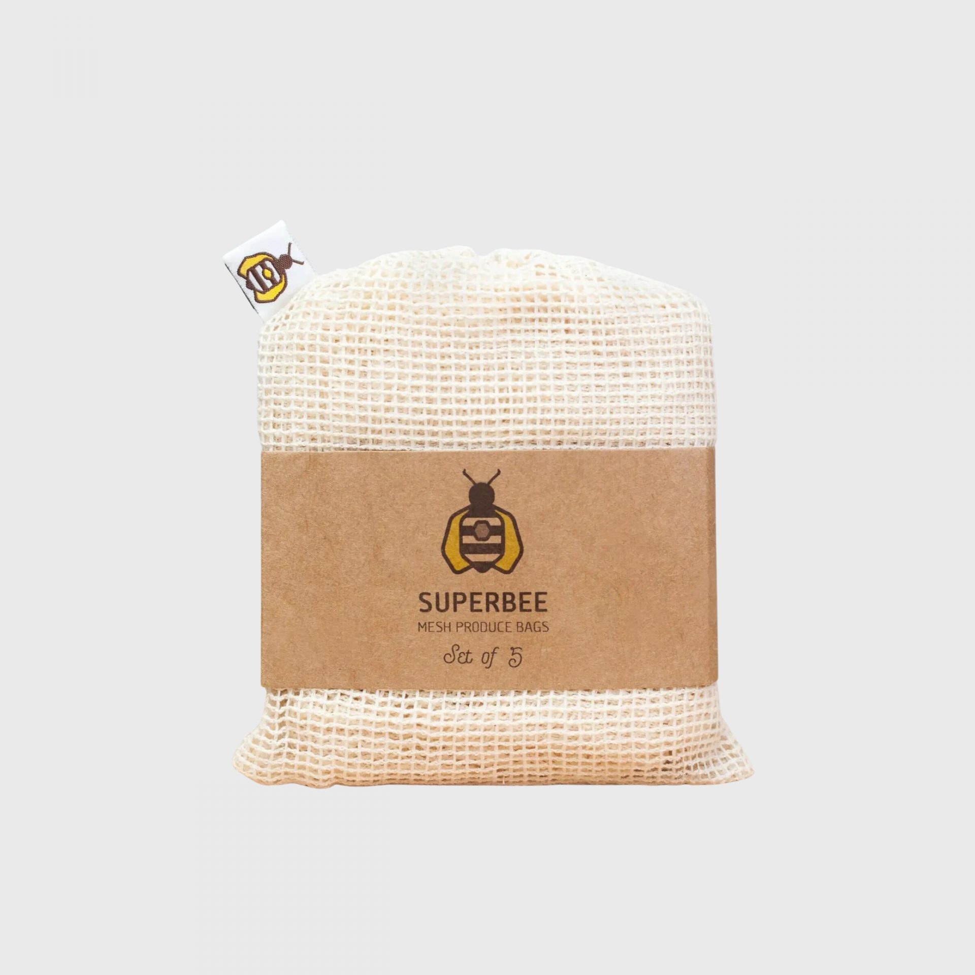 Sustainable Corporate Gifts Singapore SuperBee Set of Five Mesh Produce Bags