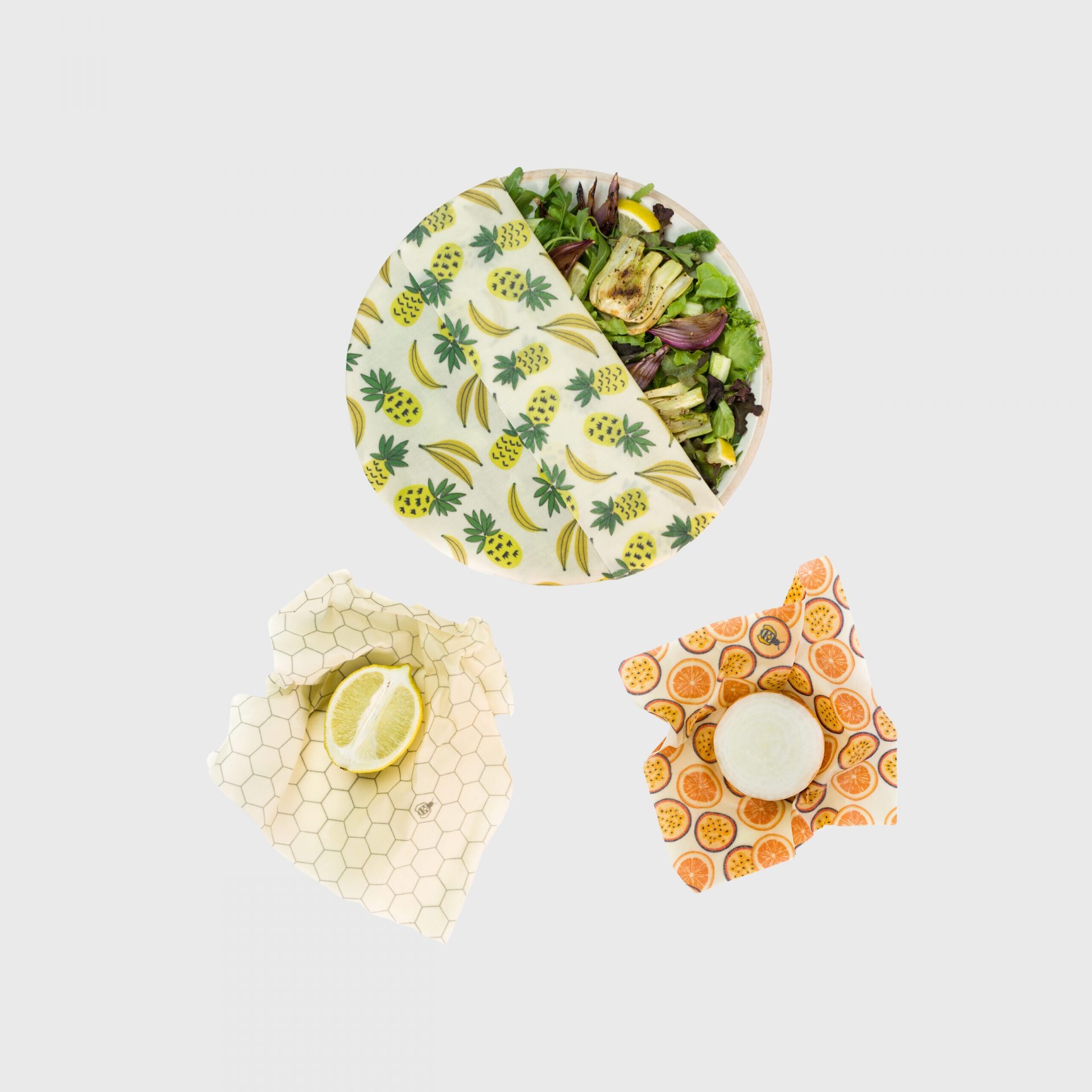 Sustainable Corporate Gifts Singapore Superbee Beewax Warps Set of 3 sizes summer vibes