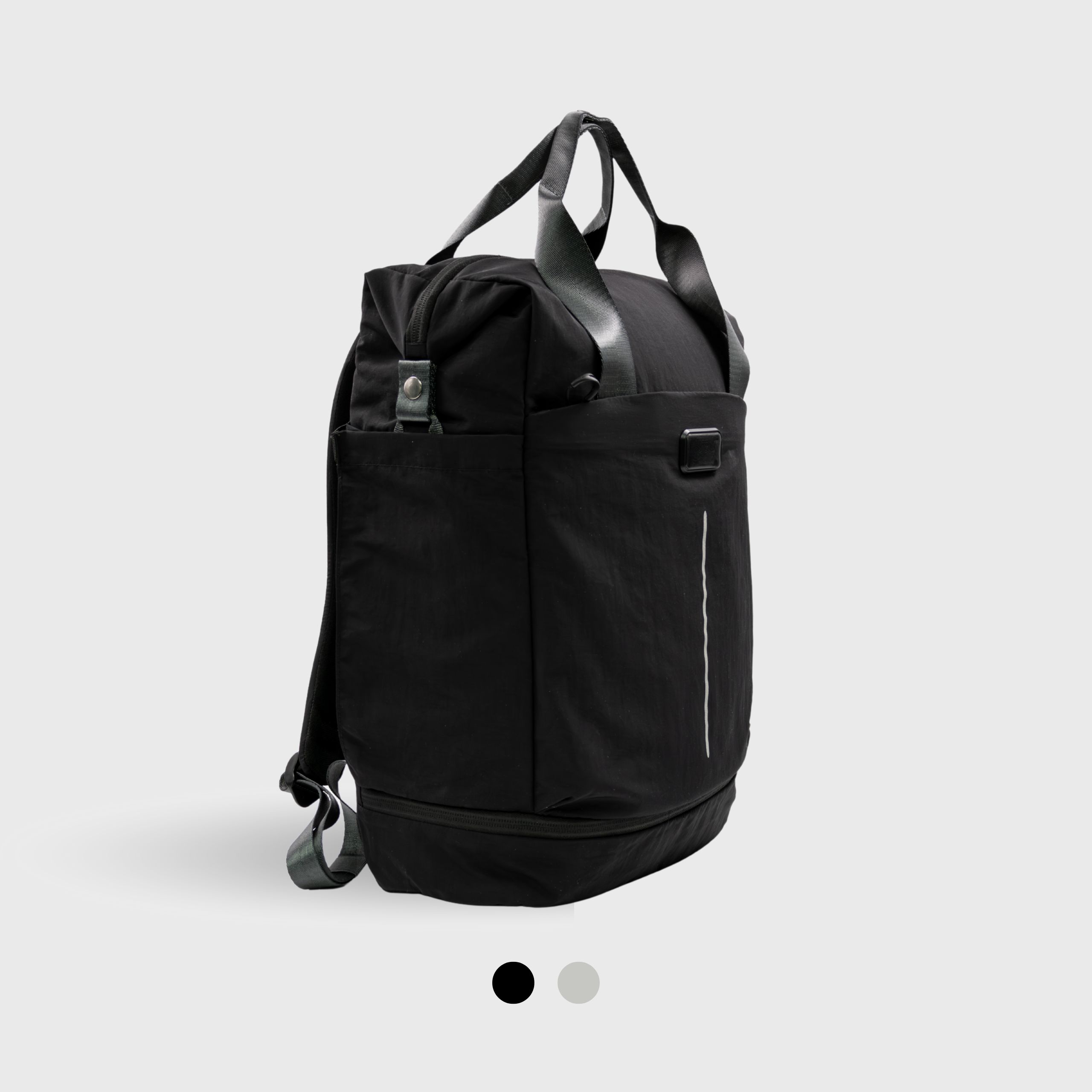 Sustainable Eco-Friendly Recycled Nylon Backpack corporate gifts black