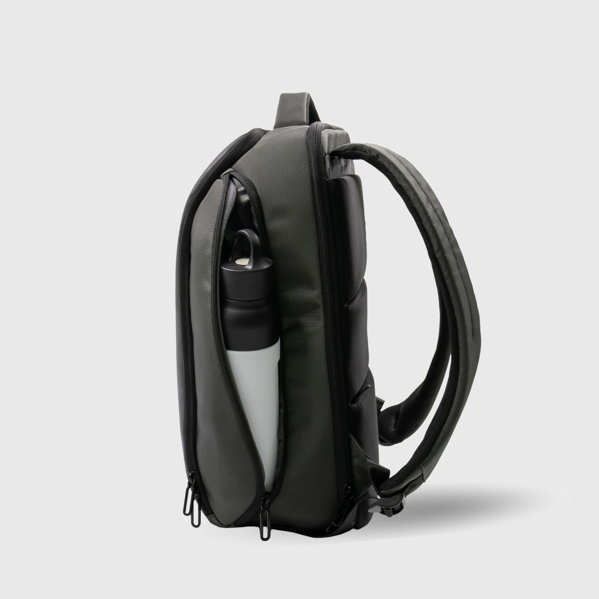 brandcharger singapore APEX sustainable backpack bottle compartment