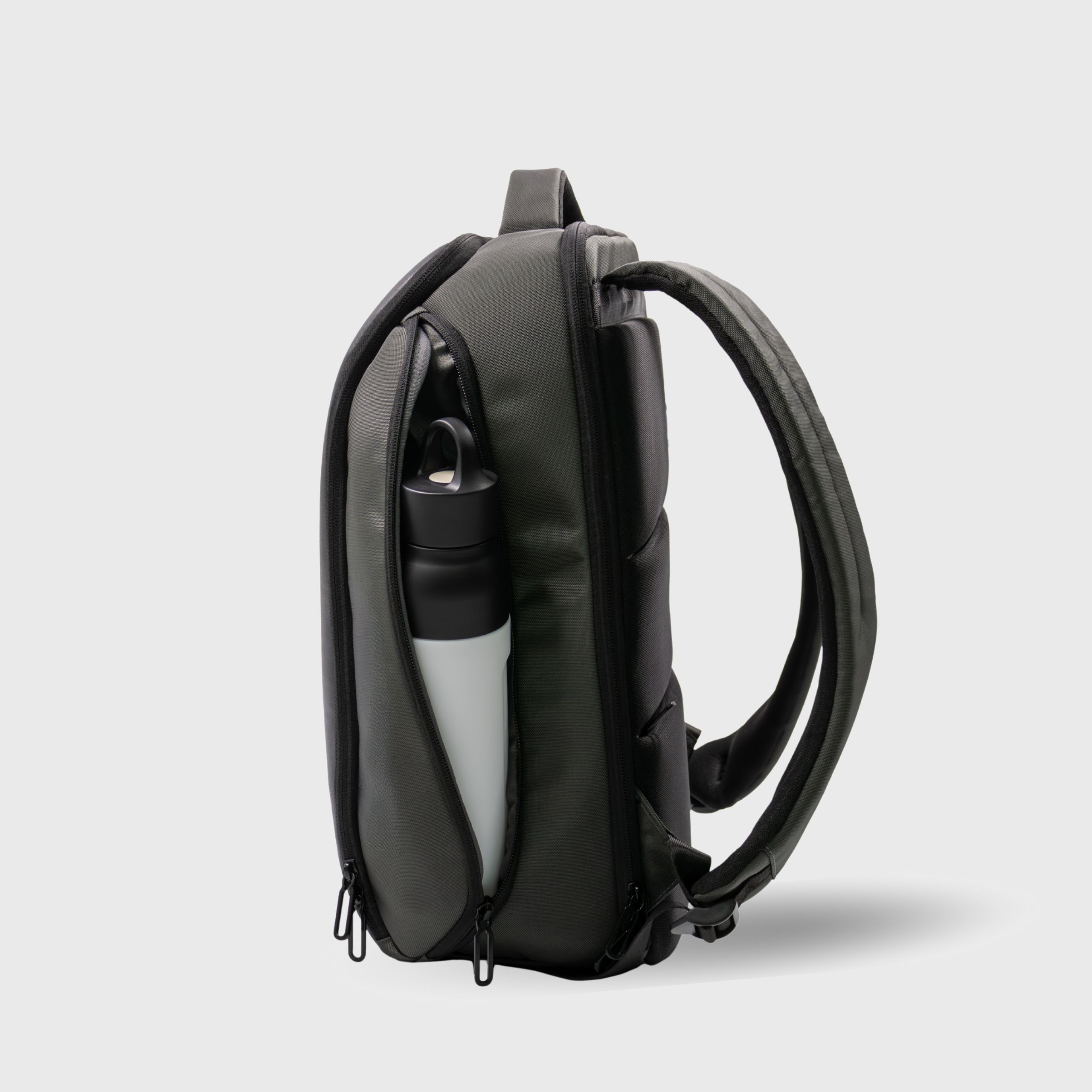 brandcharger singapore APEX sustainable backpack bottle compartment