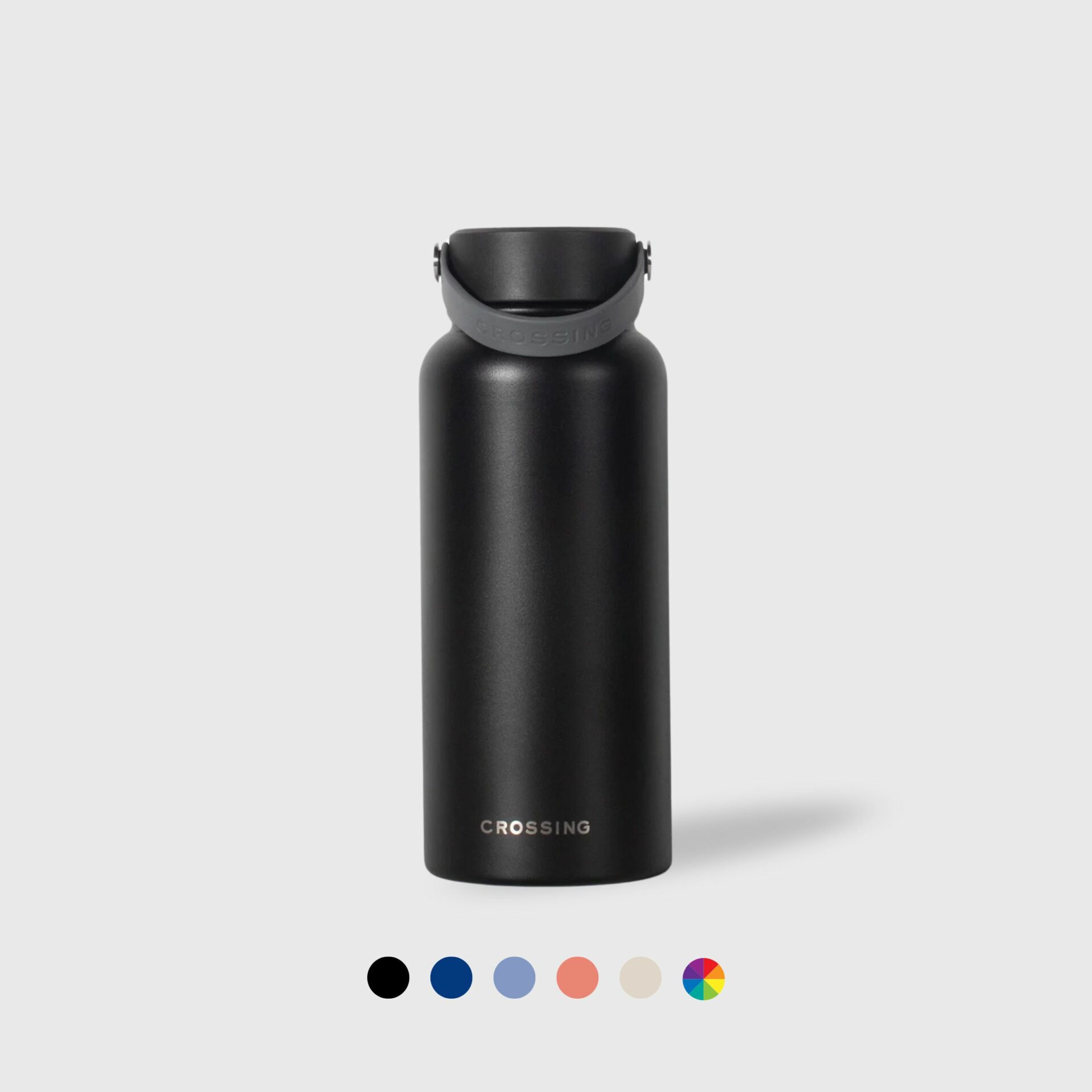 corporate gifts singapore crossing Urban Insulated SS Bottle W Handle black