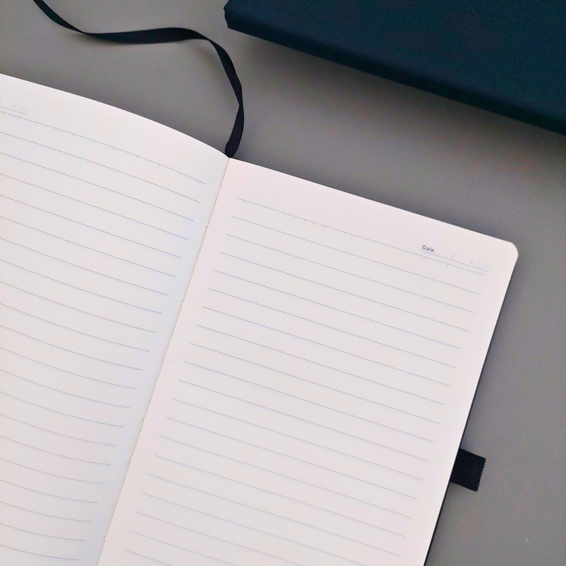 customised notebook corporate gift singapore Imero inside pages with strap bookmark