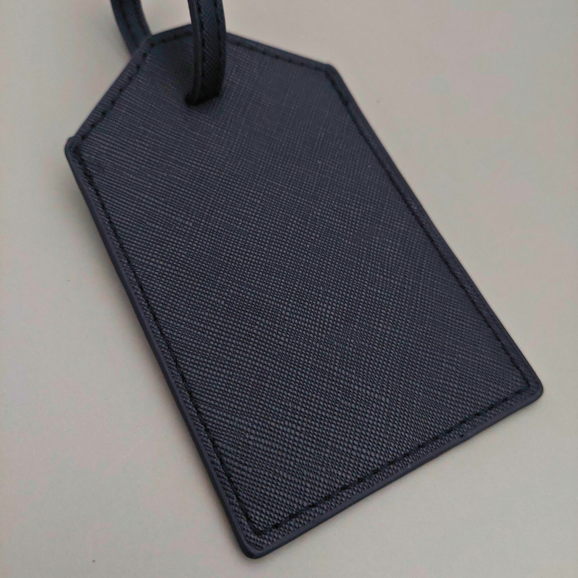 luggage tag corporate gift singapore leather odos back
