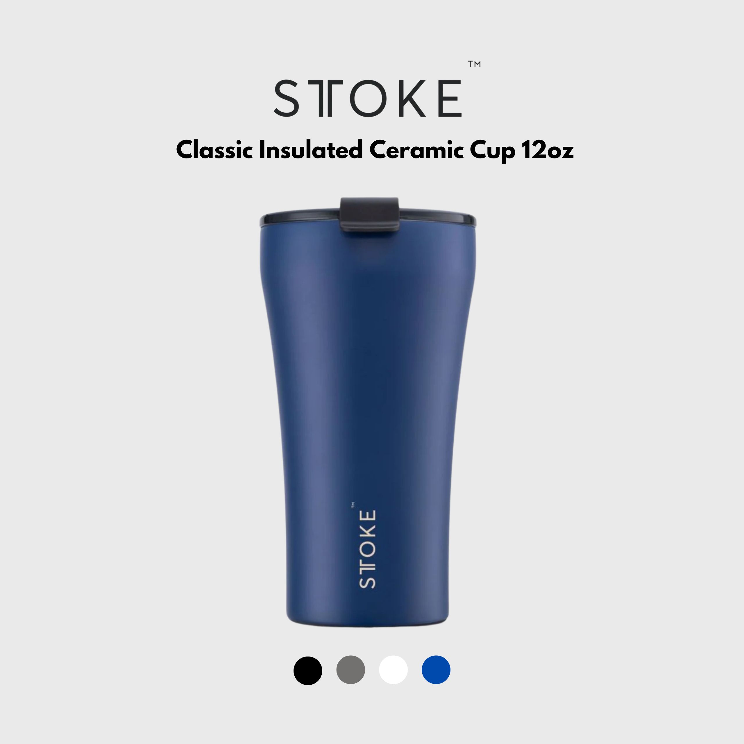 sttoke insulated ceramic cup Magnetic Blue corporate gifts singapore